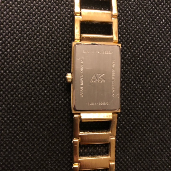 Anne Klein Rectangular Gold Watch - Picture 4 of 4